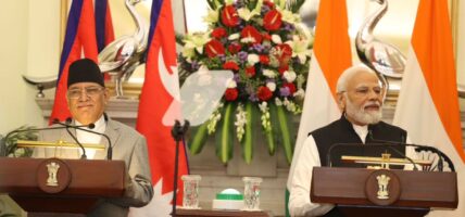 प्रधानमन्त्री प्रचण्डको भारत भ्रमण नेपाल–भारत सम्बन्ध सुदृढ गर्न कोशेढुंगा