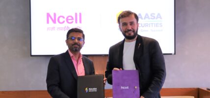 एनसेल ‘सधैं अन’को प्रतिबद्धताः ग्राहकलाई नयाँ अवसरसँग जोड्न नासा सेक्युरिटीजसँग सहकार्य