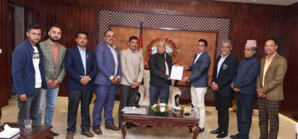 नेपाल ओलम्पिक कमिटीलाई पारदर्शी रुपमा सञ्चालन गर्न प्रधानमन्त्रीसँग माग
