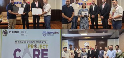 प्रोजेक्ट केयर अभियान अन्तर्गत नेपाल लाइफ इन्स्योरेन्स द्वारा राउन्ड टेबल नेपालसँगको सहकार्यमा सगरमाथामा थुप्रिएका ५,००० किलोग्राम फोहोर सङ्कलन