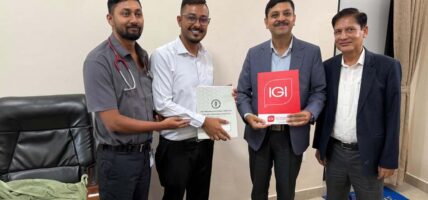 काठमाडौं नेशनल मेडिकल कलेज र आइजिआई प्रुडेन्सियलबीच सम्झौता