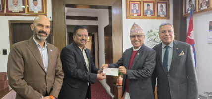 नेपाल लाइफ इन्स्योरेन्सद्वारा भौतिक पूर्वाधार पुर्ननिर्माण कोषमा रु १ करोड ५० लाखको सहयोग