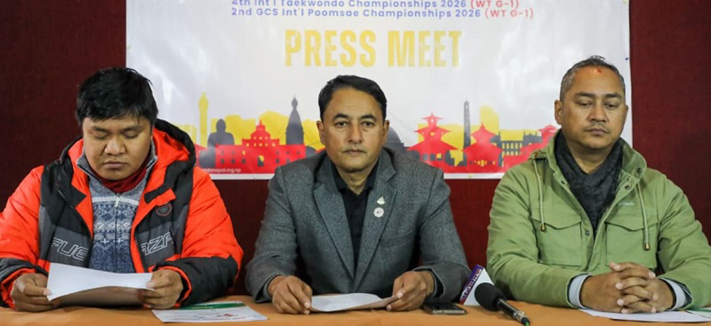 फागुनको पहिलो हप्तादेखि माउन्ट एभरेष्ट अन्तर्राष्ट्रिय तेक्वान्दो प्रतियोगिता हुने फागुनको पहिलो हप्तादेखि माउन्ट एभरेष्ट अन्तर्राष्ट्रिय तेक्वान्दो प्रतियोगिता हुने