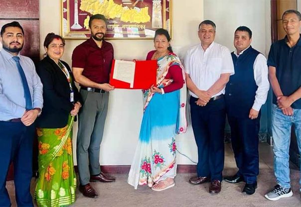मुक्तिनाथ विकास बैंक लिमिटेड र नागार्जुन नगरपालिका बीच सम्झौता