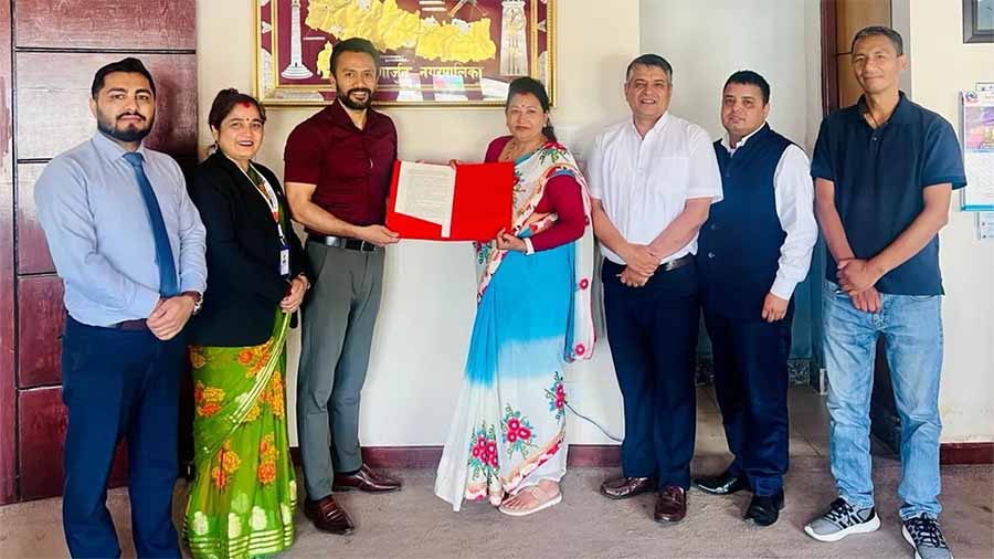 मुक्तिनाथ विकास बैंक लिमिटेड र नागार्जुन नगरपालिका बीच सम्झौता मुक्तिनाथ विकास बैंक लिमिटेड र नागार्जुन नगरपालिका बीच सम्झौता