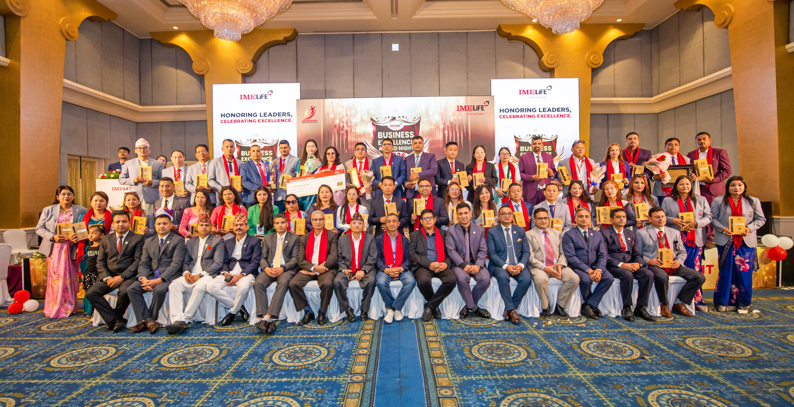आइएमई लाइफ इन्स्योरेन्सको बिजनेश एक्सिलेन्स अवार्ड नाइट–२०२६ सम्पन्न