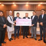 प्राइम कमर्सियल बैंकद्वारा प्रधानमन्त्री दैवी प्रकोप उद्दार कोषमा ३ करोड १ लाख सहयोग