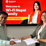 वाइ(फाइ नेपालको सह–ब्रान्ड एम्बेसडरमा सञ्चारकर्मी श्री पाण्डे नियुक्त