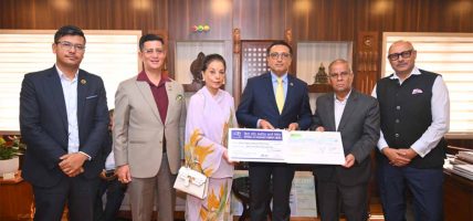 बाढीपीडितको राहत तथा पुनःस्थापनाका लागि नेशनल लाइफ इन्स्योरेन्स र एनएलजी इन्स्योरेन्सको एक करोड ७६ लाख सहयोग