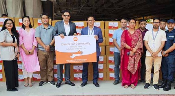 शाओमी नेपालद्वारा बाढीपीडितका लागि अत्यावश्यक घरायसी सामग्रीका सहयोग