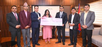 प्रभु बैंकले भोटेकोशी बाढी प्रभावितका लागि २ करोड ११ लाख सहयोग