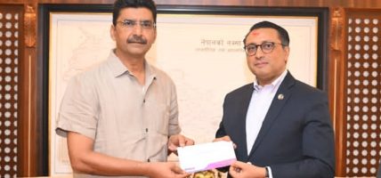 प्रधानमन्त्री दैवी प्रकोप उद्धार कोषमा एमएडब्लू ग्रुपको एक करोड ११ लाख सहयोग