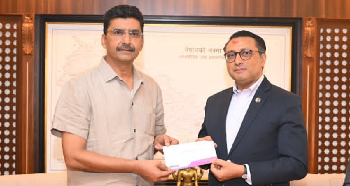 प्रधानमन्त्री दैवी प्रकोप उद्धार कोषमा एमएडब्लू ग्रुपको एक करोड ११ लाख सहयोग