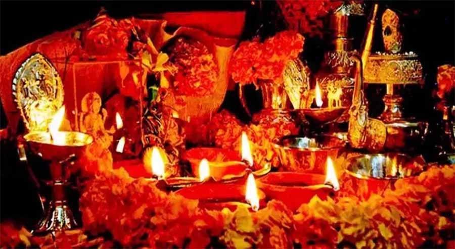 कोजाग्रत पूर्णिमा: धनधान्यकी देवी महालक्ष्मीको पूजा आराधना सम्पन्न, राति जाग्राम बसिँदै