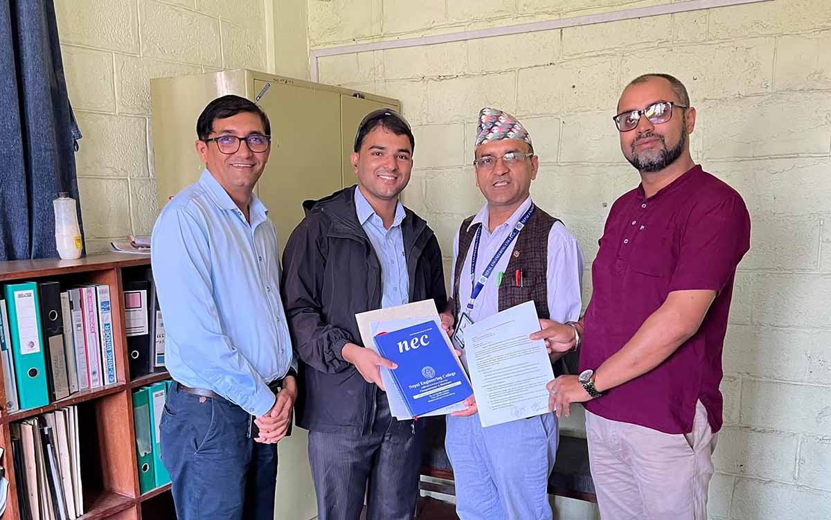 नेपाल इन्जिनियरिङ कलेज र सिर्जनशील नेपाल विच शैक्षिक समझदारी 